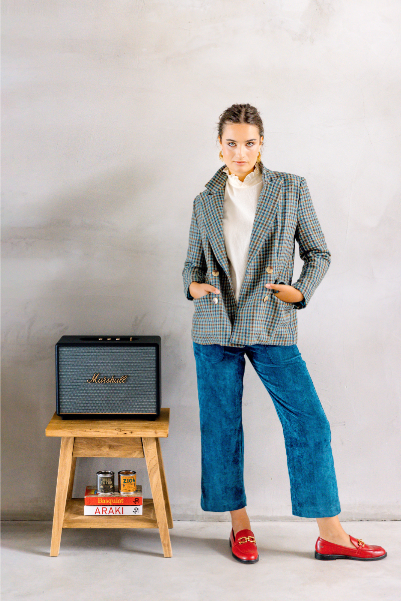 PANTALON COLON PANA VERDE