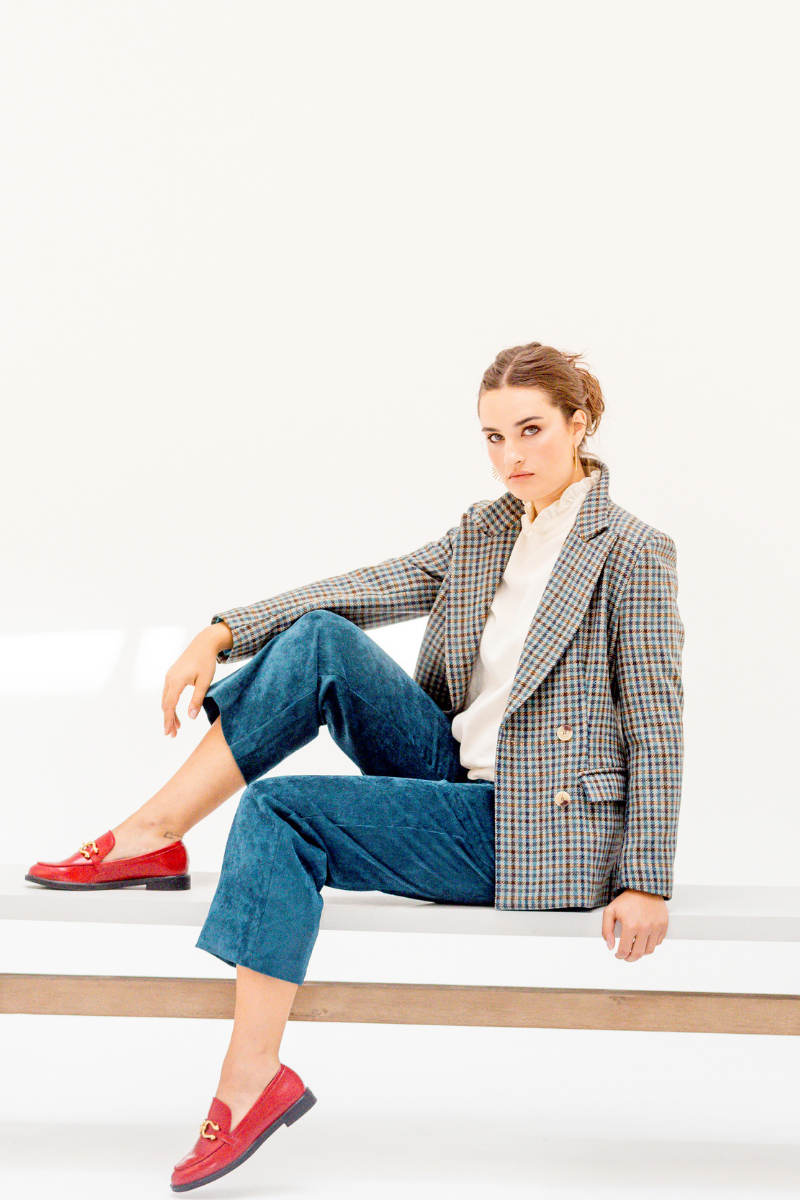 PANTALON COLON PANA VERDE