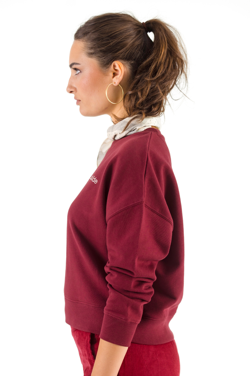 SUDADERA BURDEOS