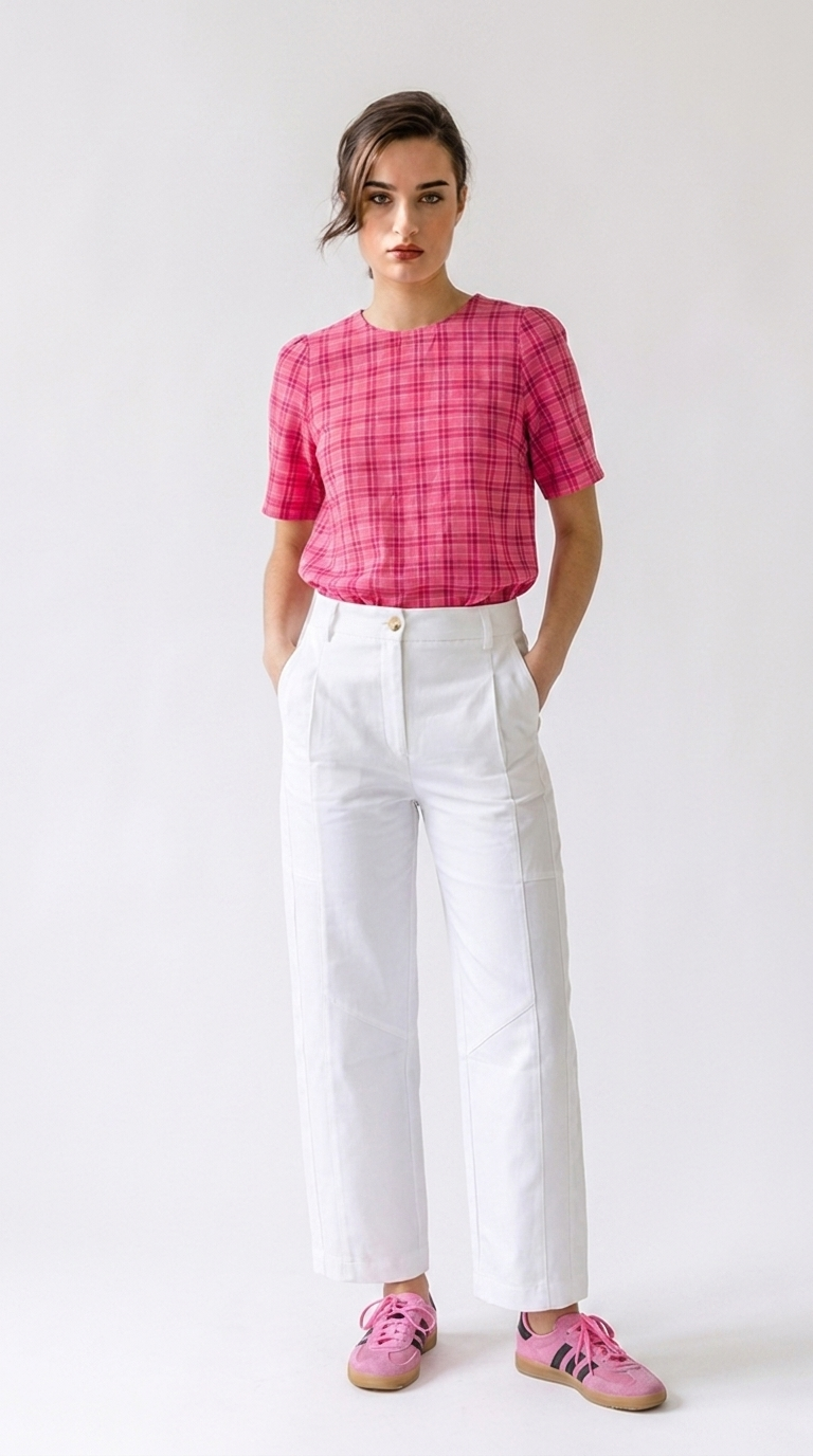 PANTALON CIRCULO BLANCO