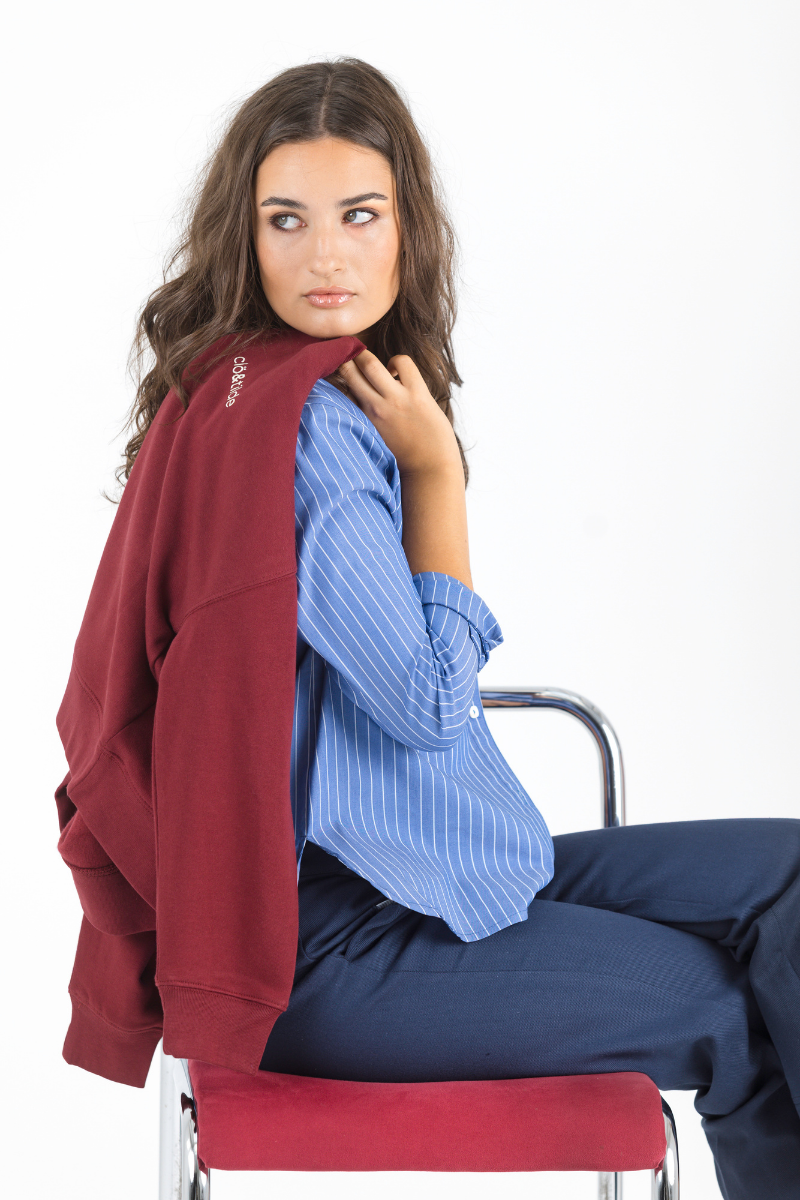 SUDADERA BURDEOS