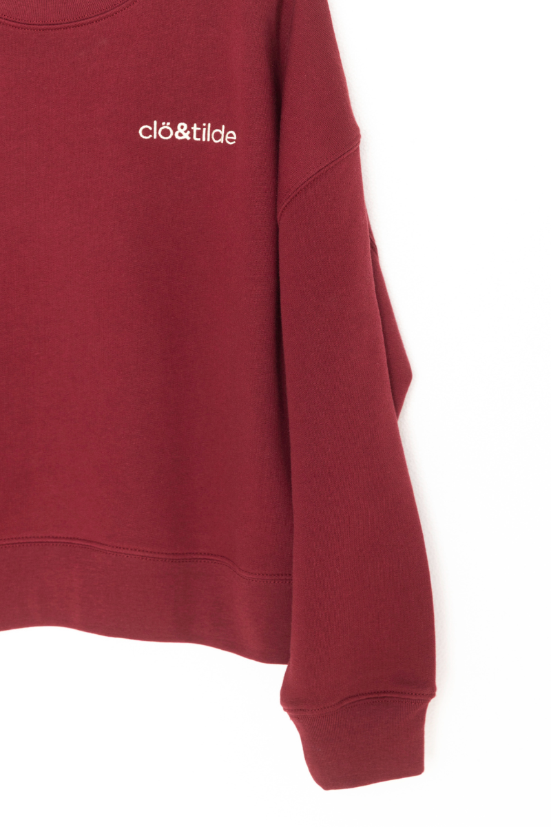 SUDADERA BURDEOS