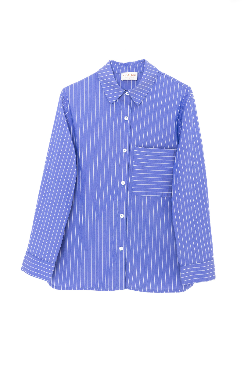 CAMISA POPEL AZULONA