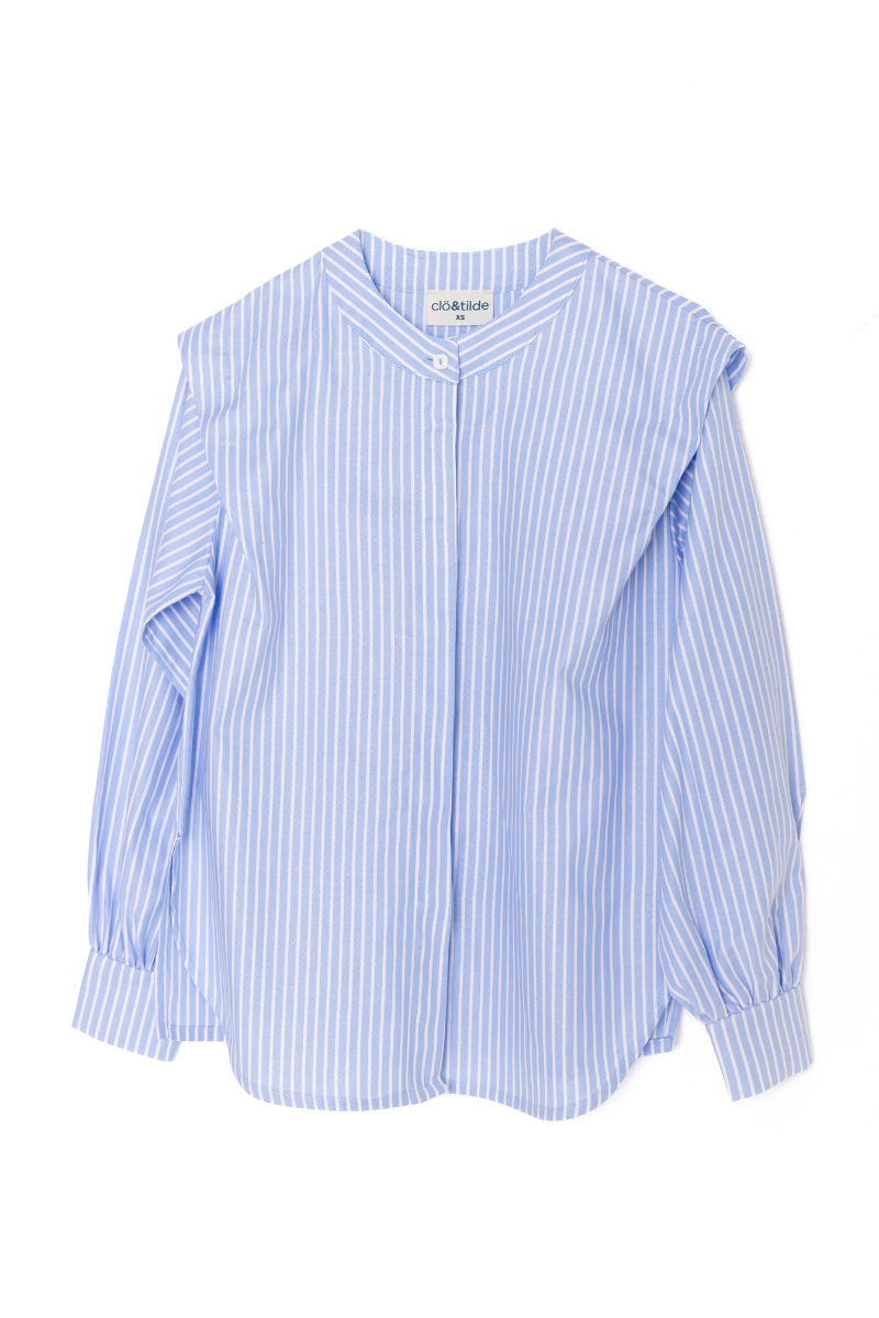 CAMISA LUGO RAYAS AZULES