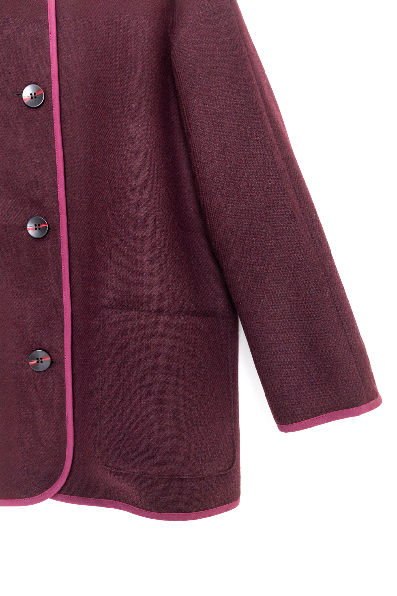 CHAQUETA MORGANTI BURDEOS