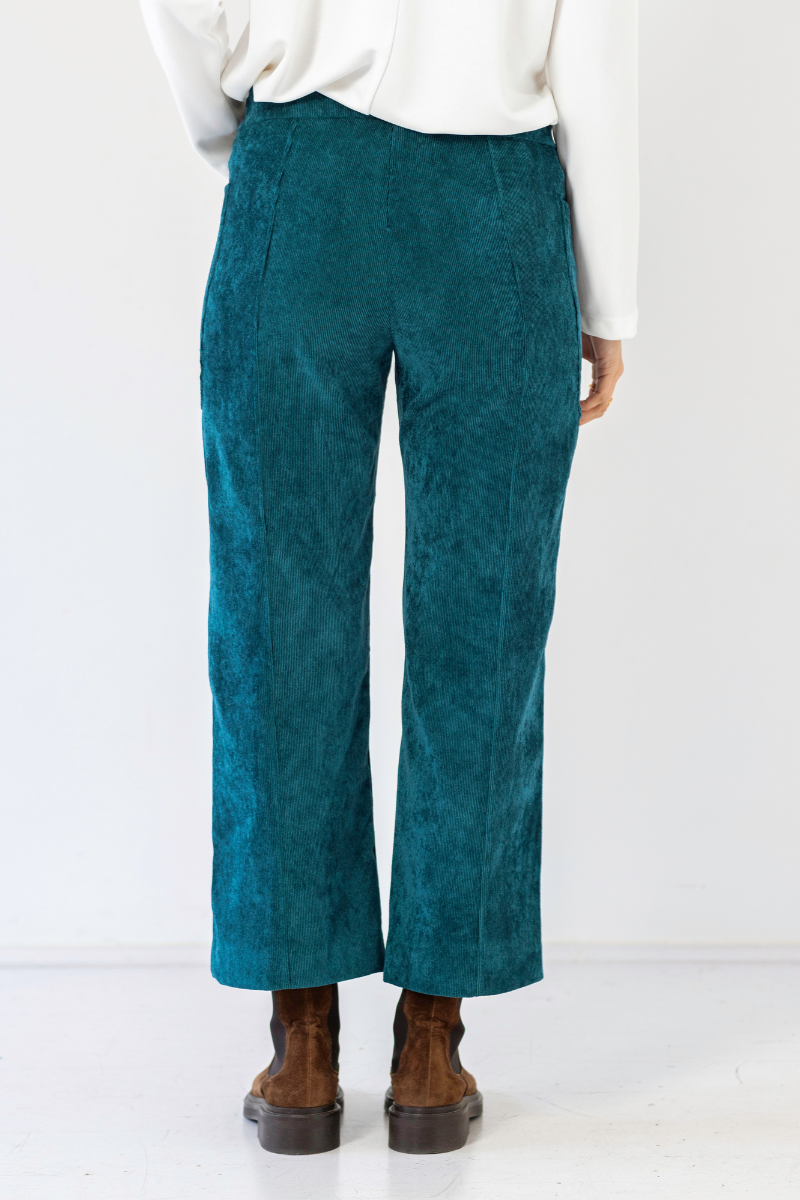 PANTALON COLON PANA VERDE