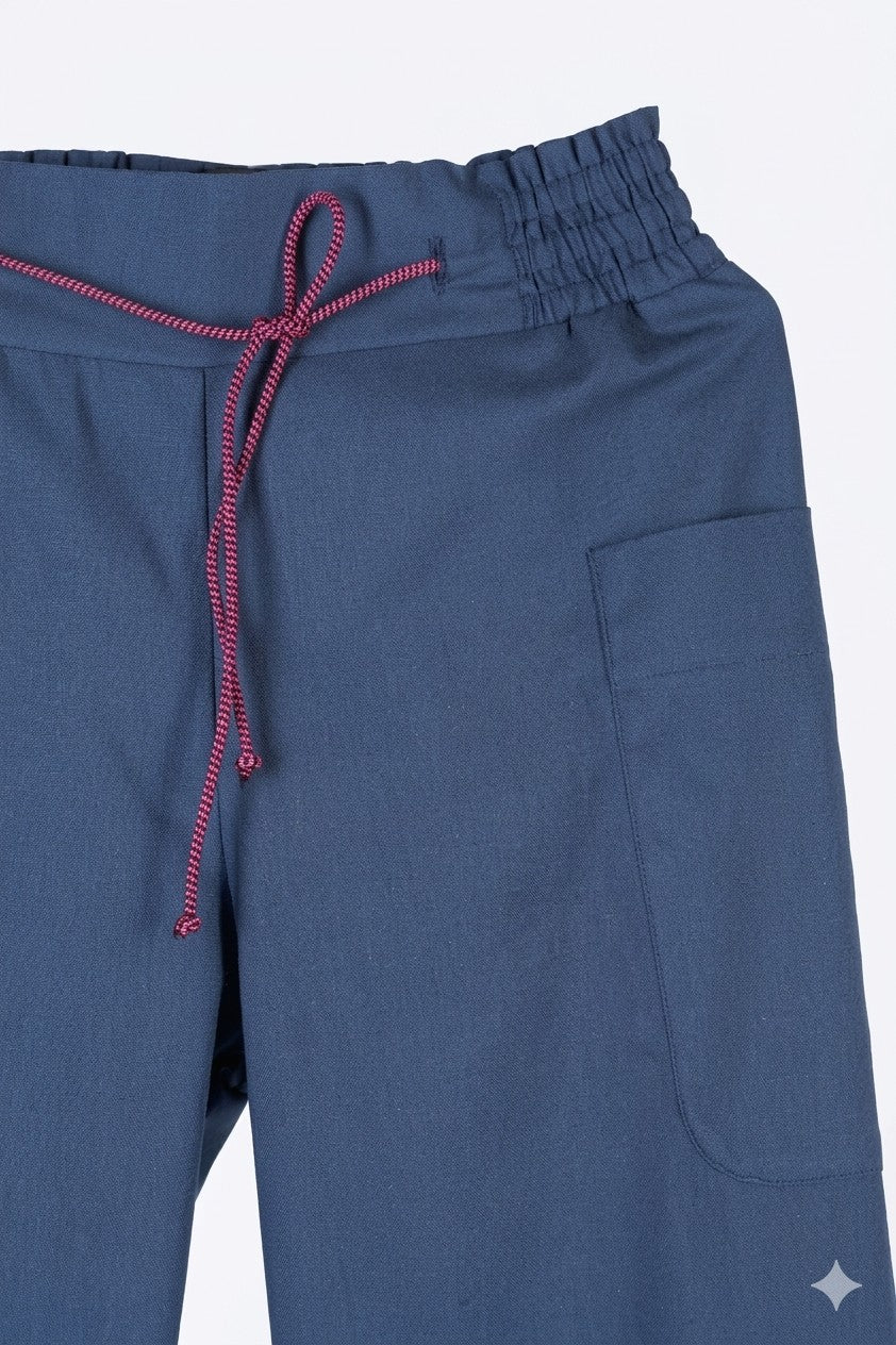 PANTALON NOIR EFFET RIDE