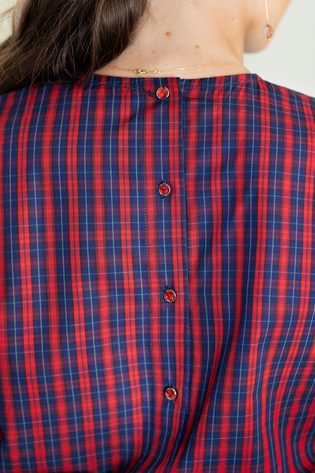 CAMISA GOLDEN ESCOCESA ROJA