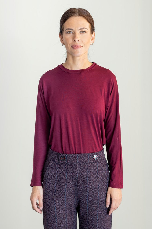 T-SHIRT OLI MARRON