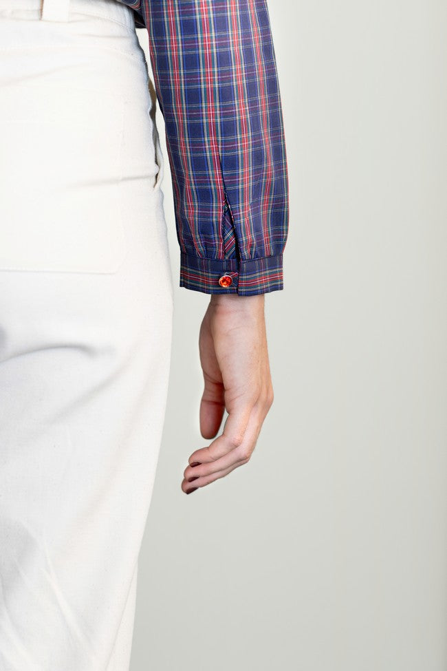 BLUE SCOTTISH BOW SHIRT