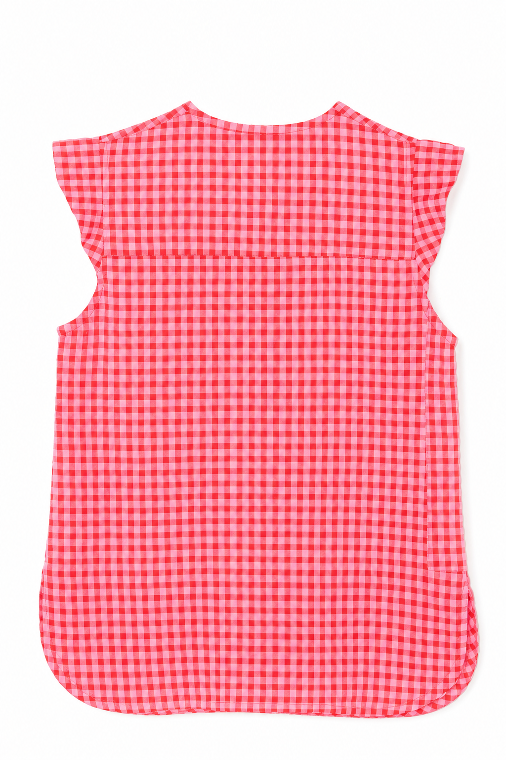 FUCHSIA GINGHAM SHIRT