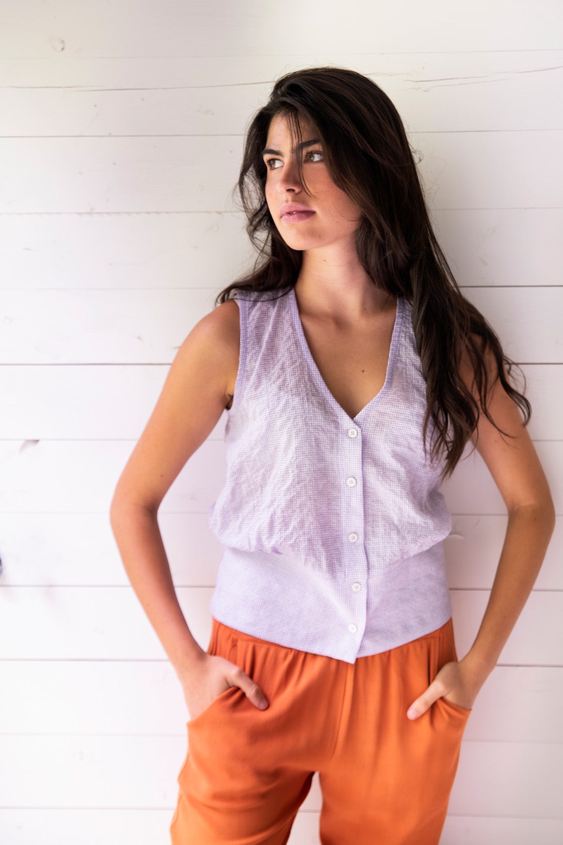HAUT MAUVE