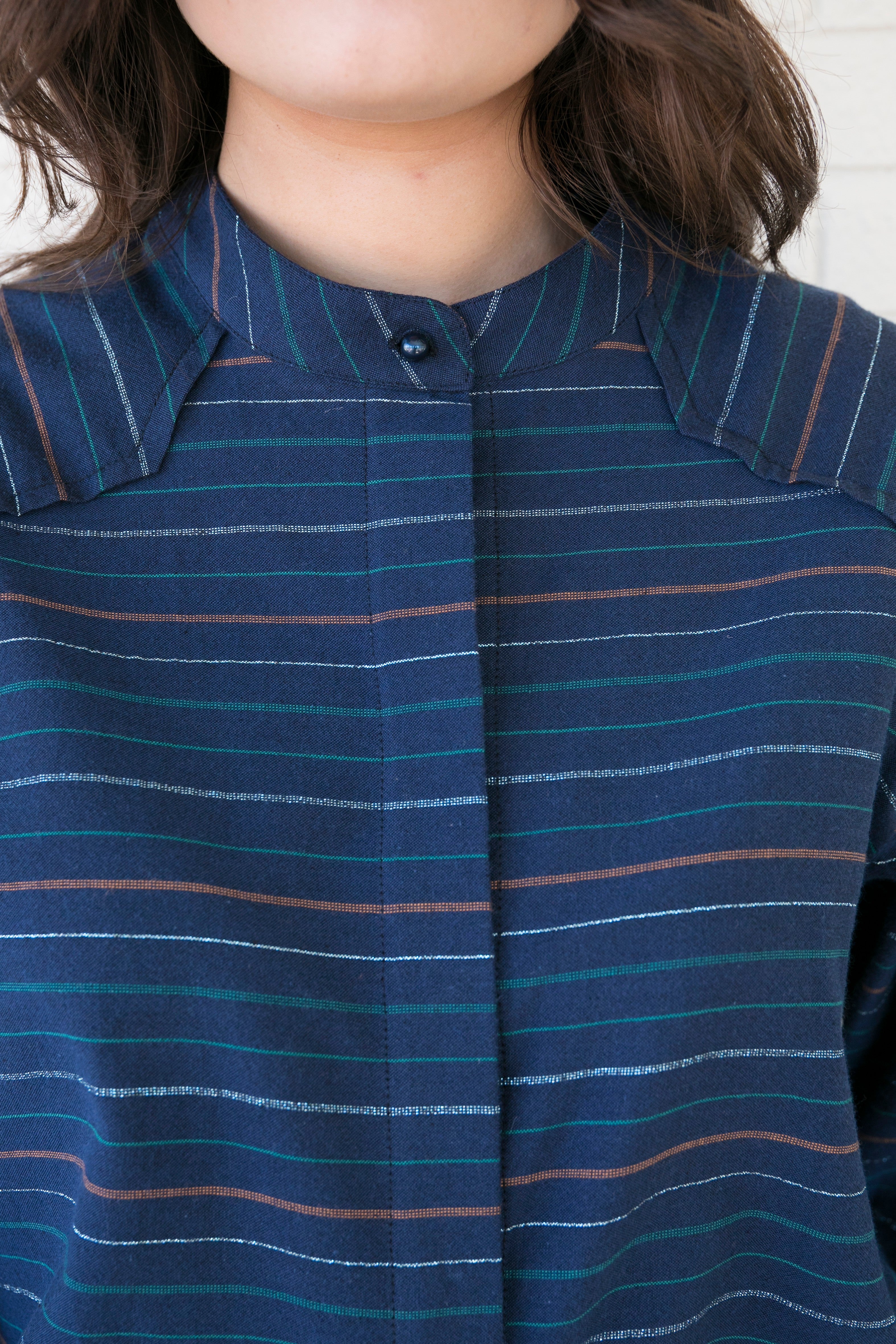 CAMISA ALICE AZUL RAYAS