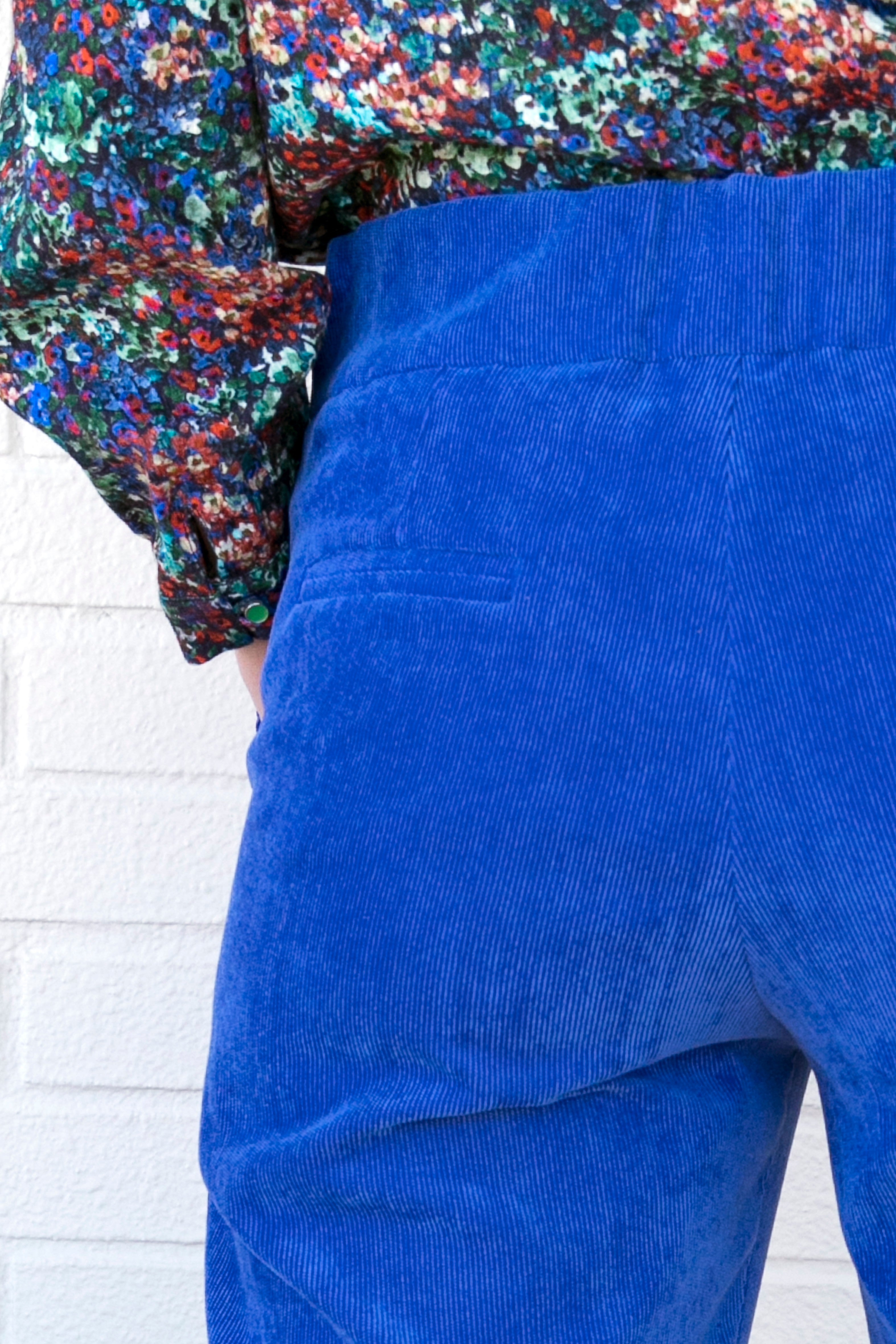 PANTALON SICILIA PANA AZULON