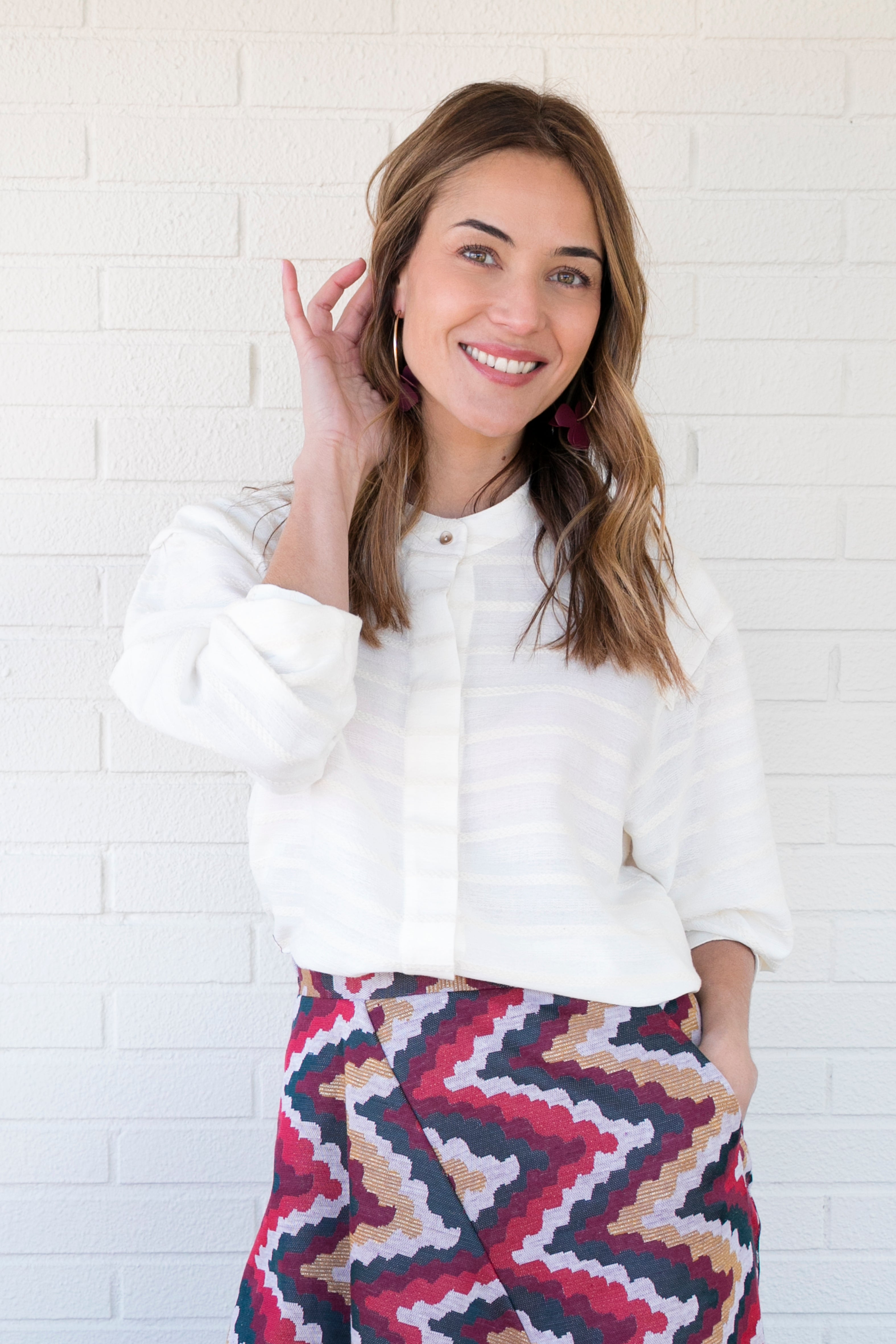 CHEMISE EN CORDON Écru ALICE
