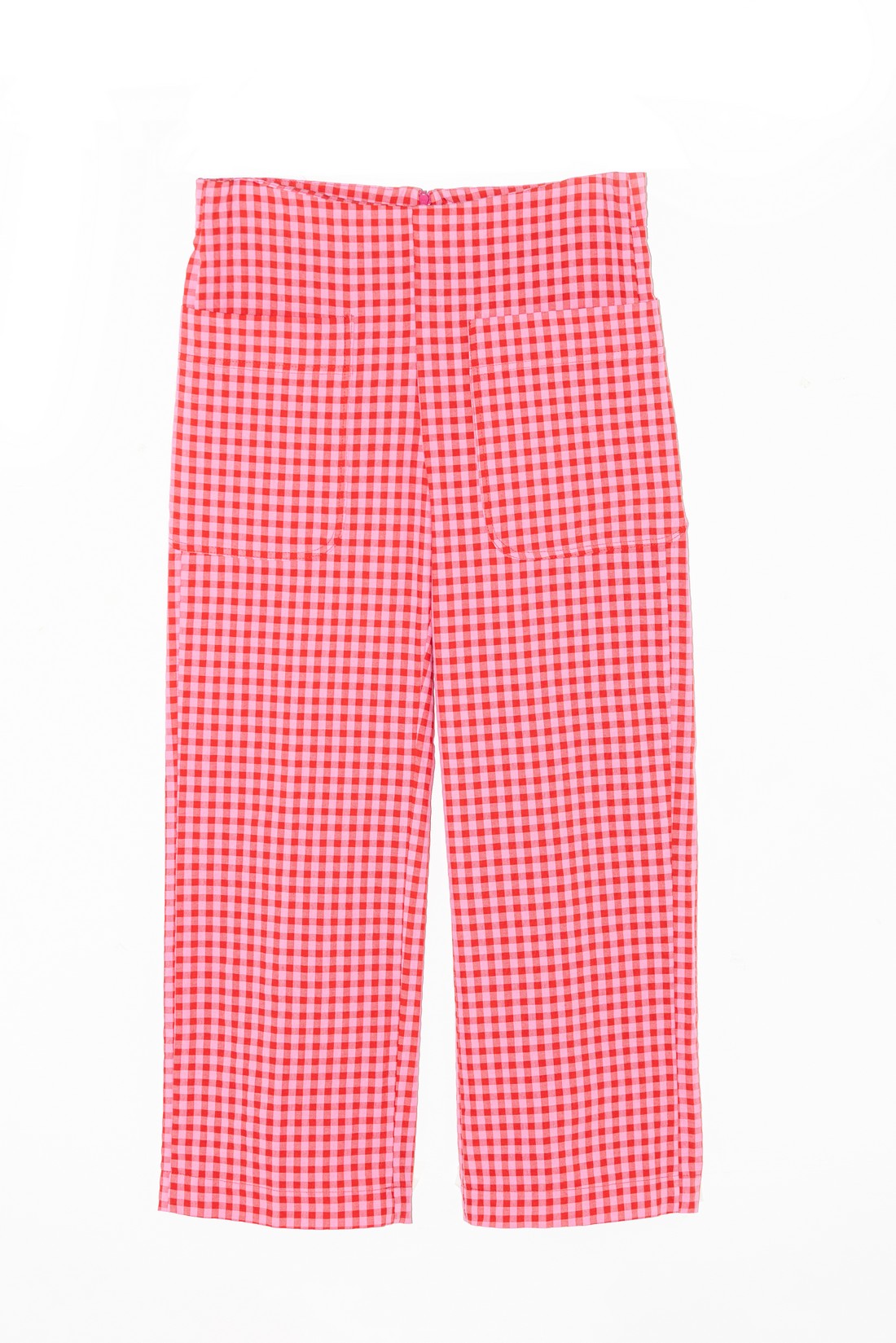 PANTALON VICHY FUCHSIA