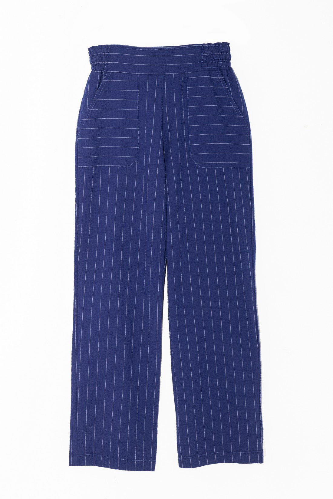 PANTALON EN VELOURS CÔTELÉ MAUVE