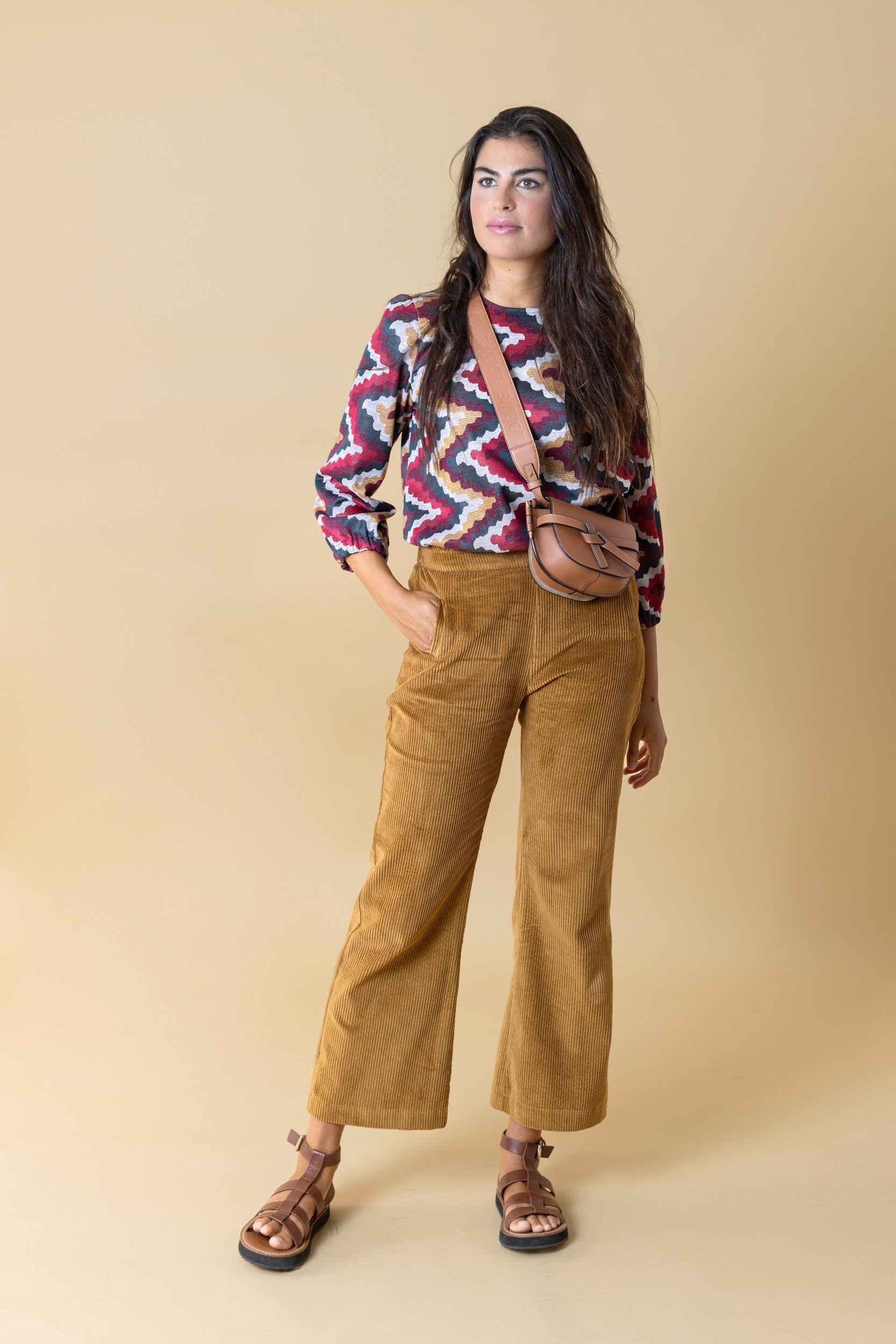 PANTALON NOVO MARRON CLARO