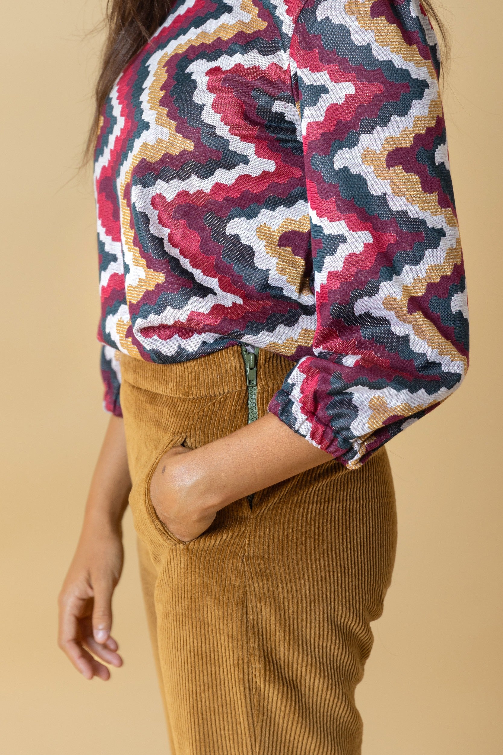 TOP TOTE ESTAMPADO ZIZZAG