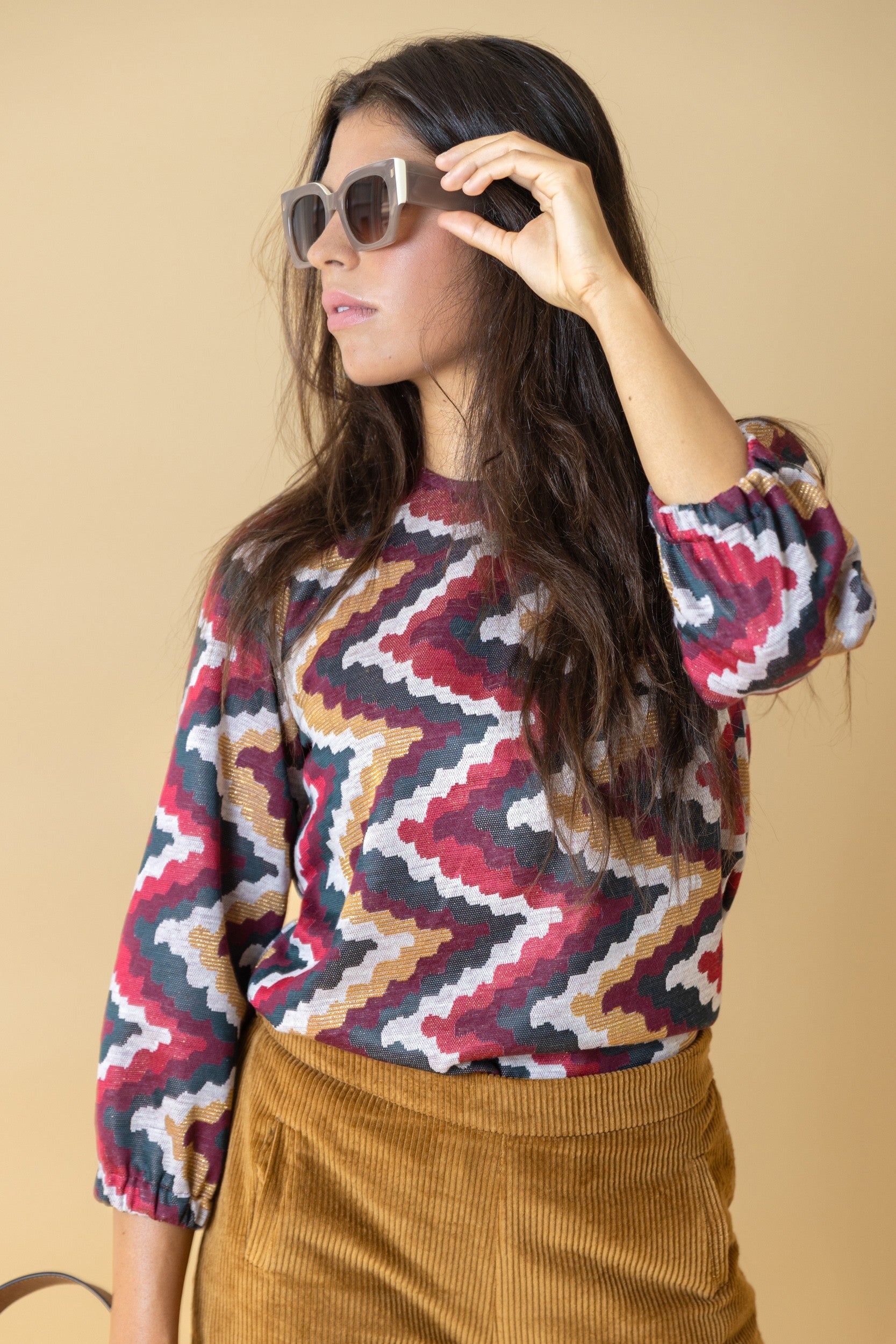 TOP TOTE ESTAMPADO ZIZZAG
