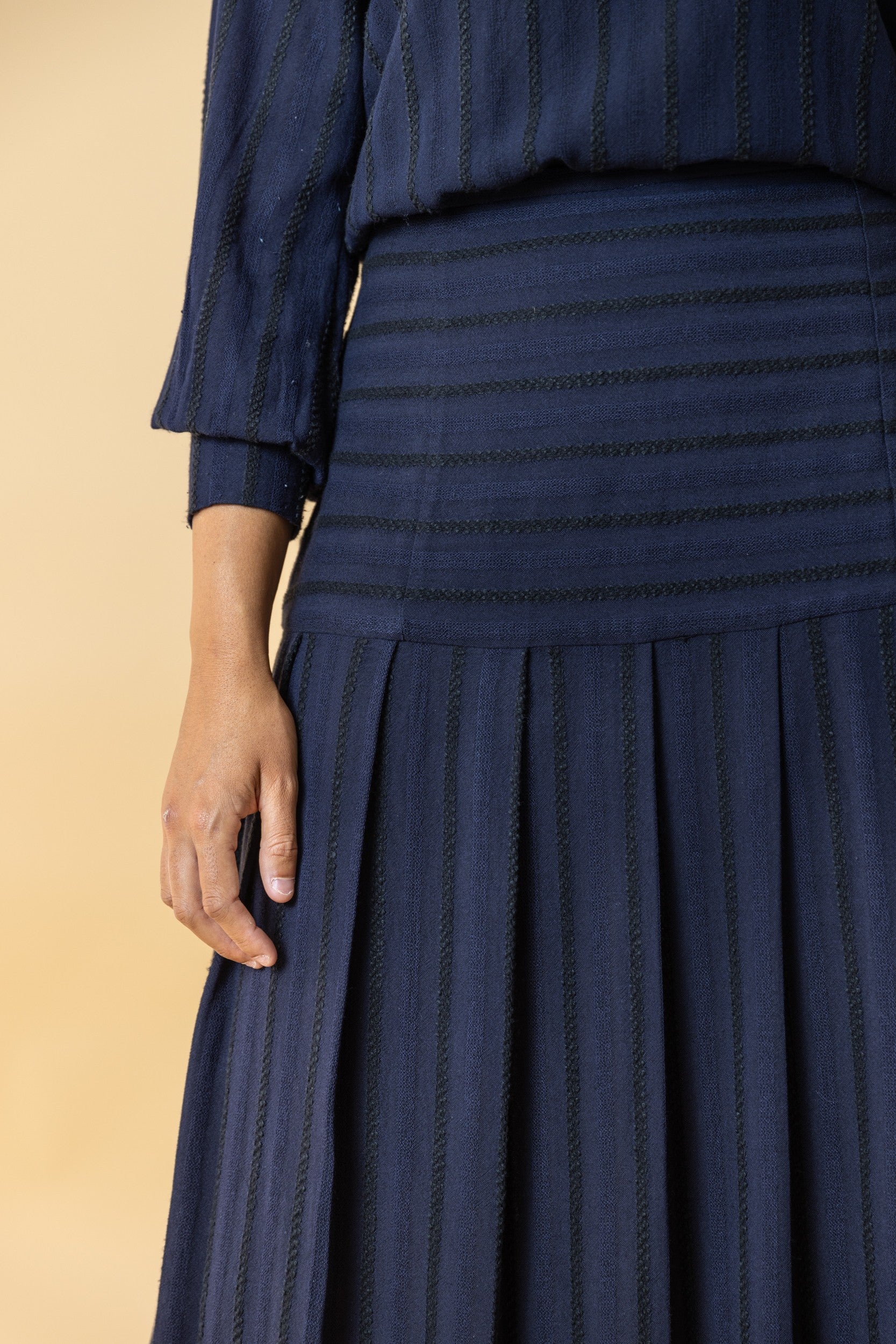 FALDA TABLAS AZUL