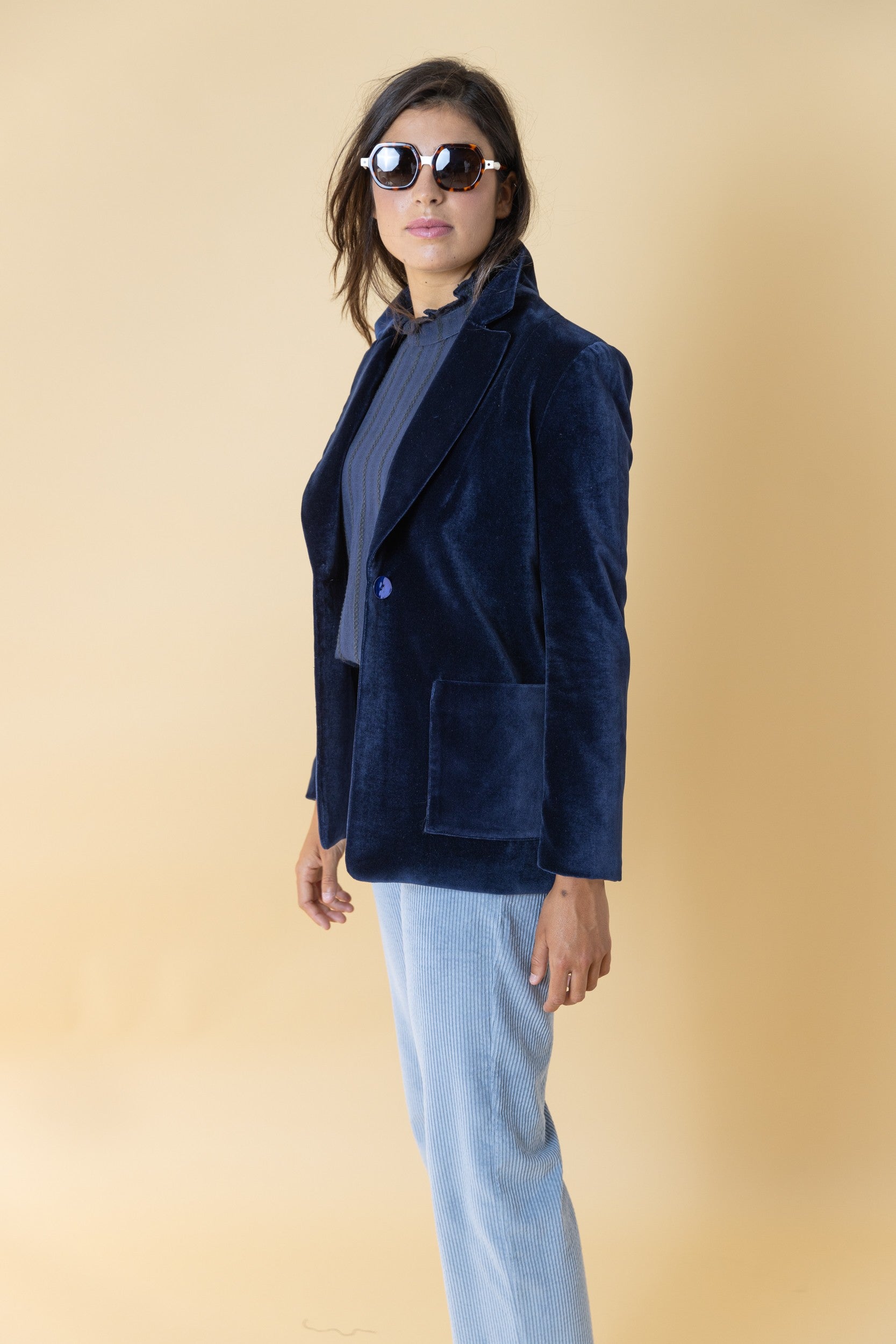 BLAZER EN VELOURS LIVERPOOL