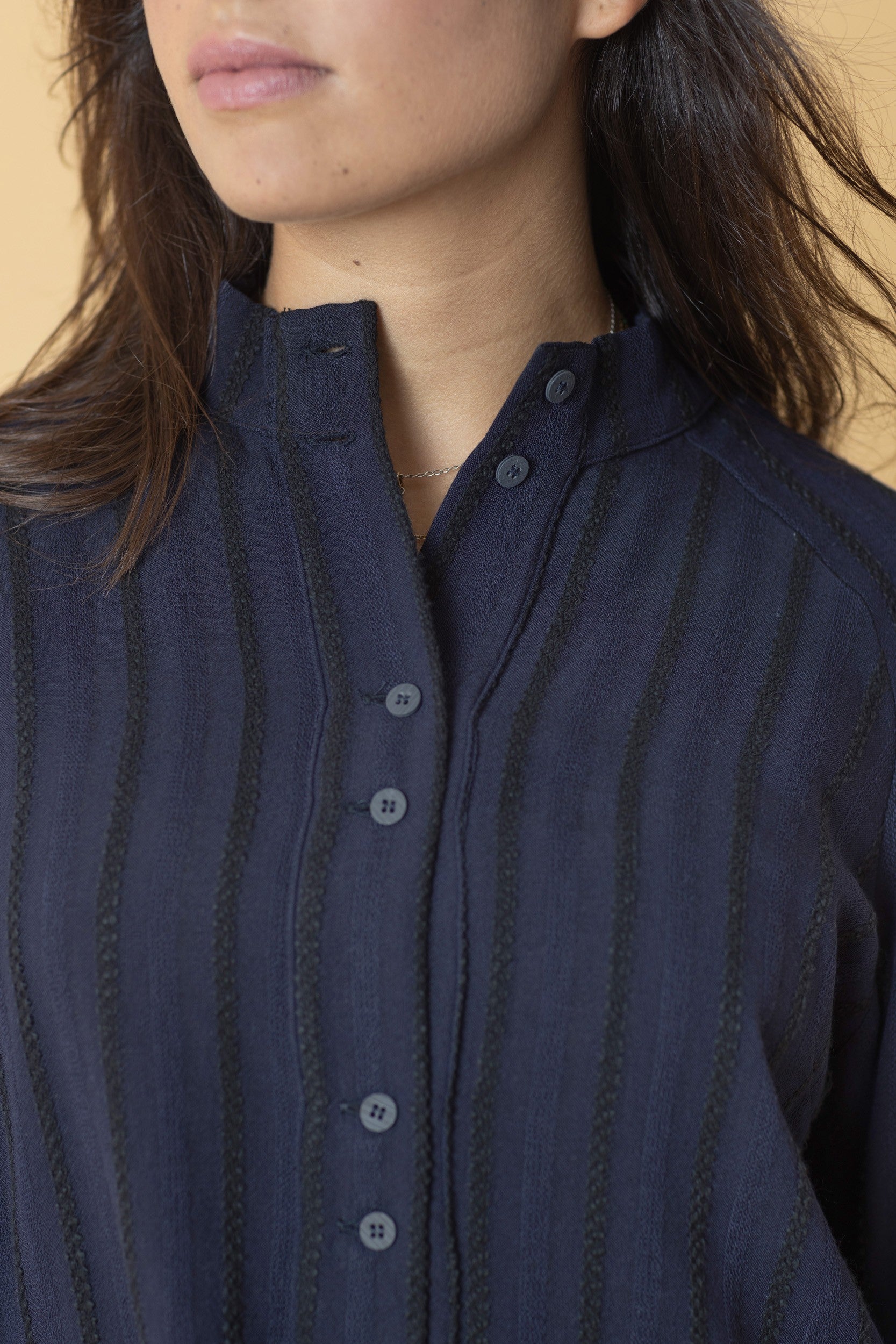 CAMISA IRIA AZUL OSCURO