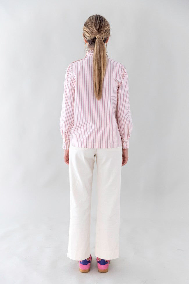 SENA PINK STRIPES SHIRT
