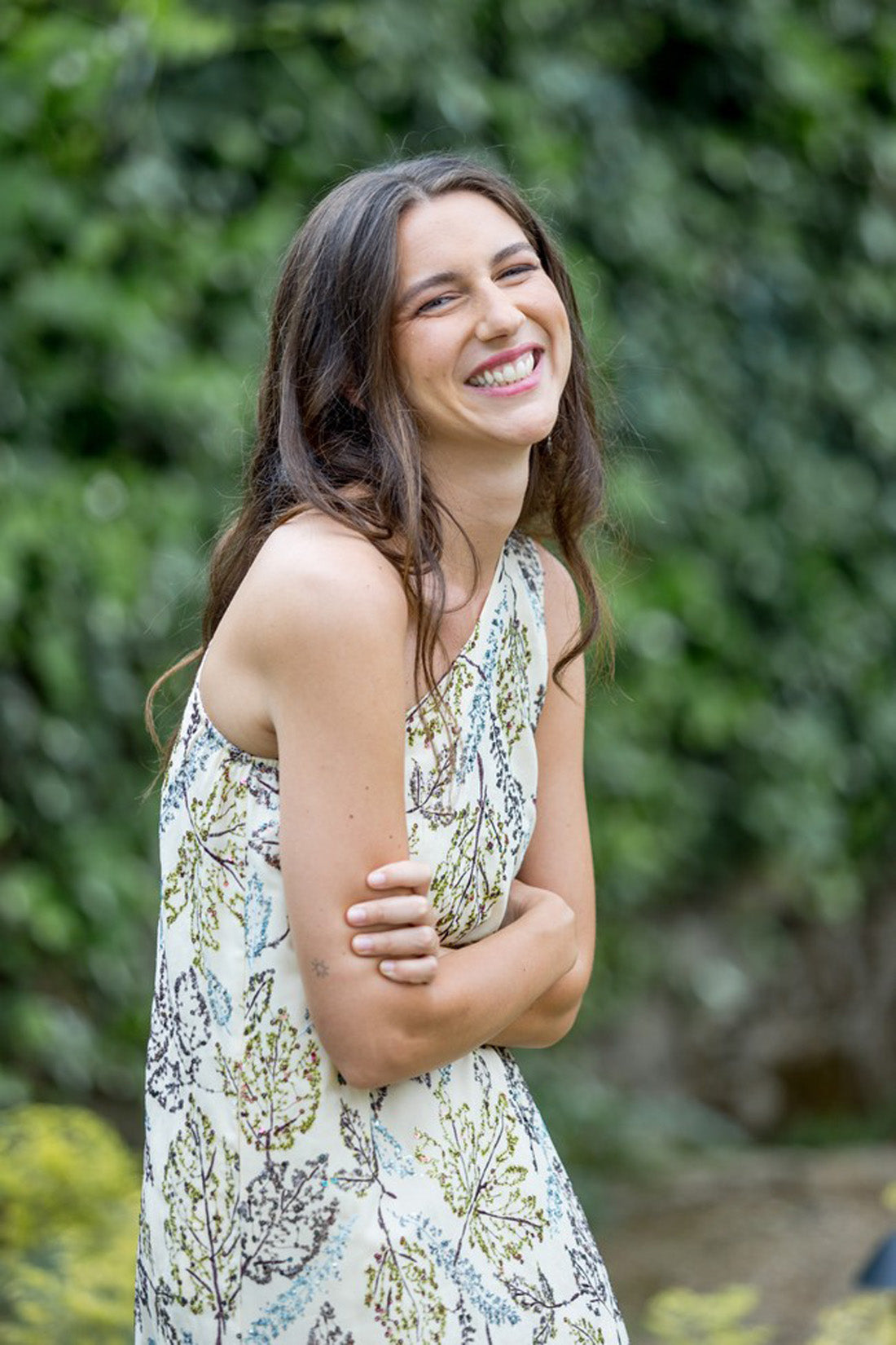 SHOULDERLESS PARTY DRESS
