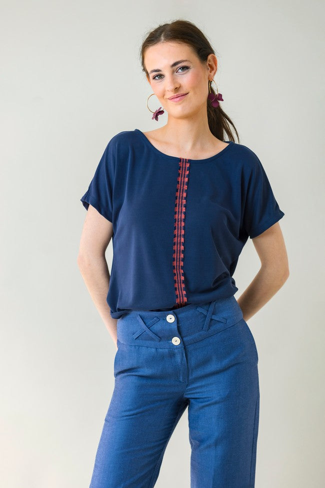 BLUE RIBBON TOP