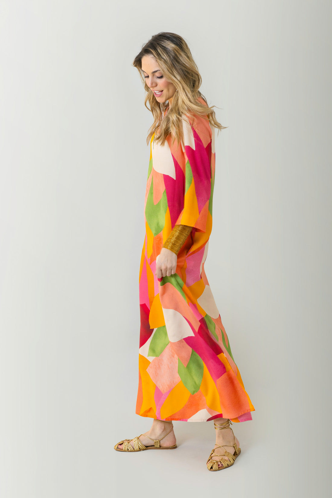MOROCCAN FLORAL DRESS
