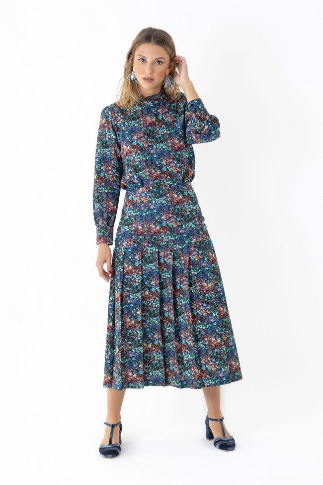 FALDA TABLAS ESTAMPADO