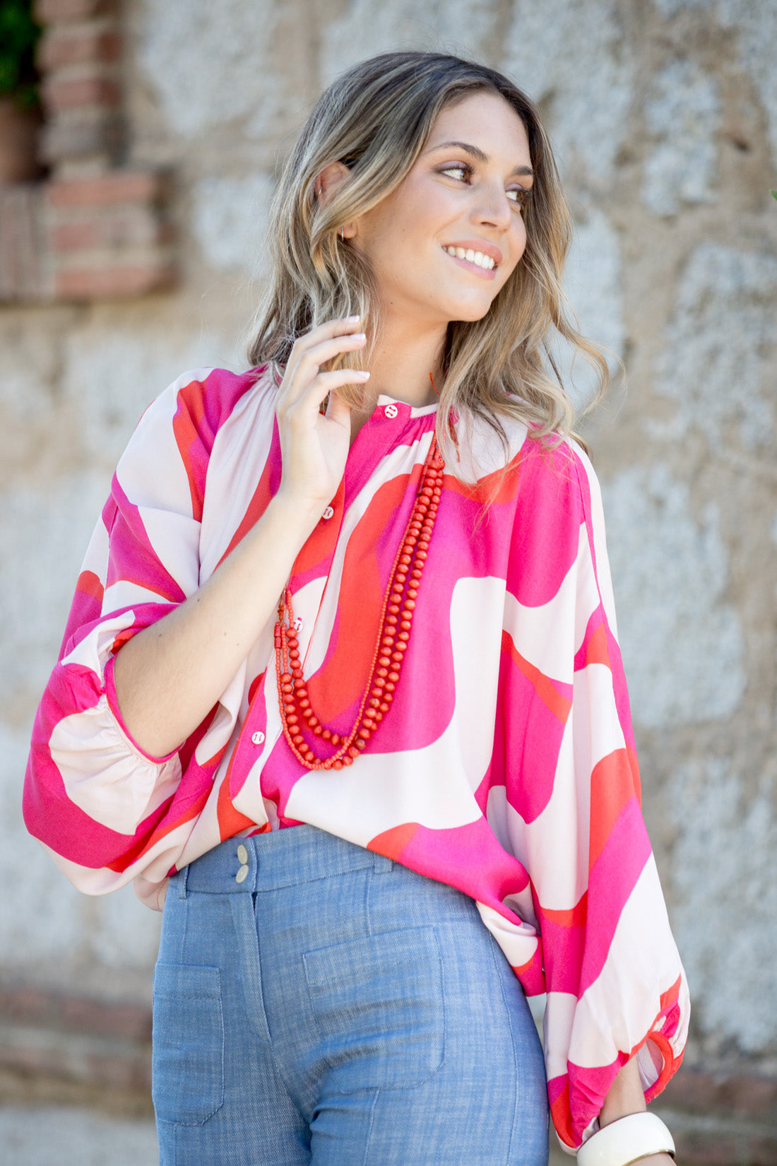 CAMISA PARMA FUCSIA