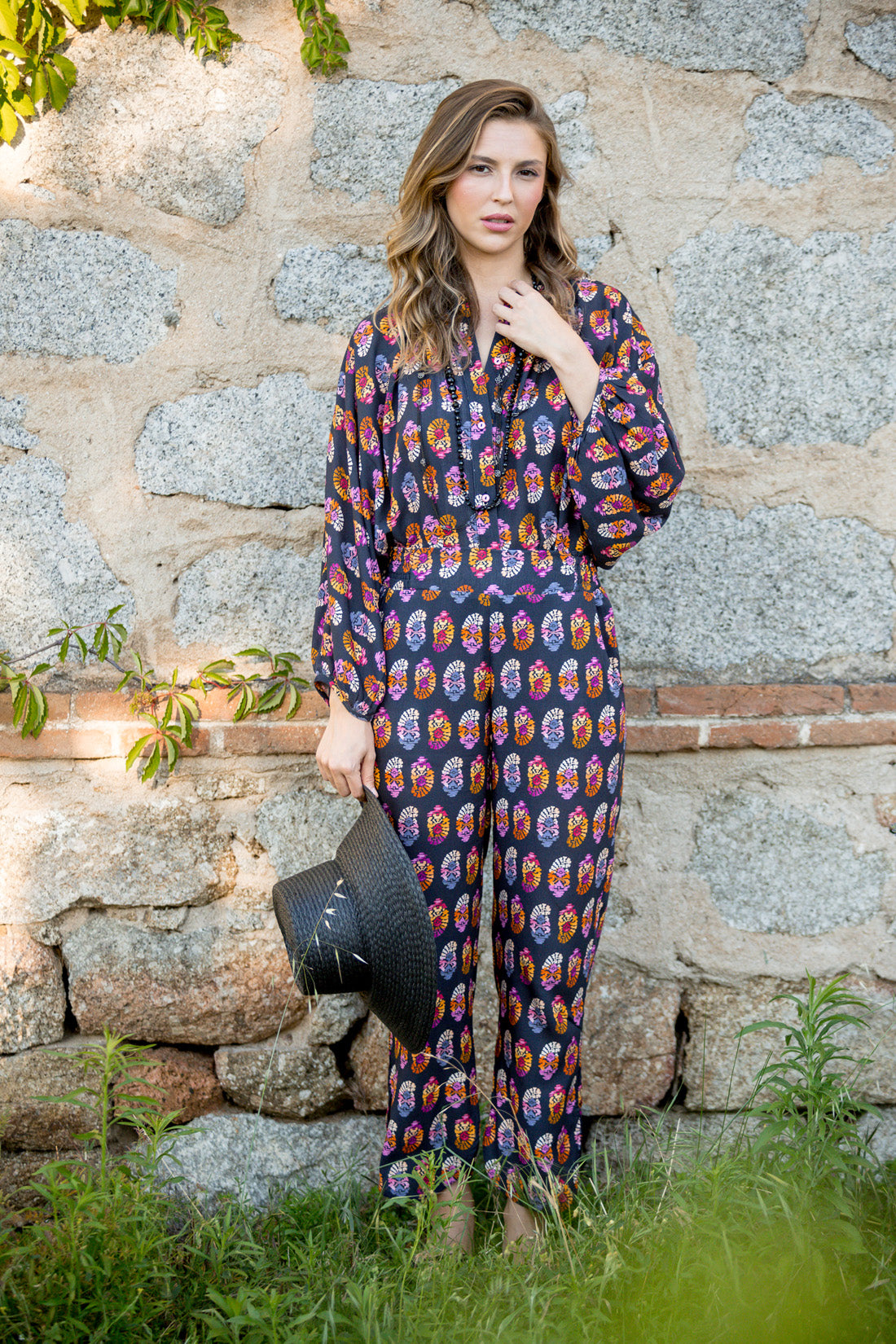 CAMISA PARMA ROSETONES