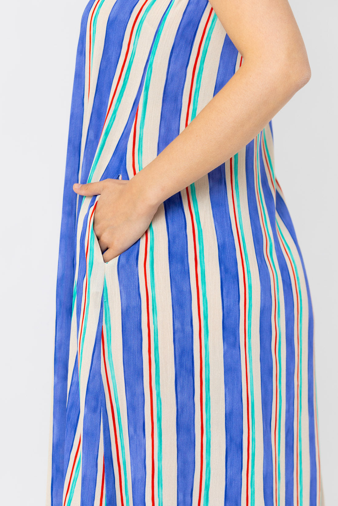 NAVY STRIPE DRESS