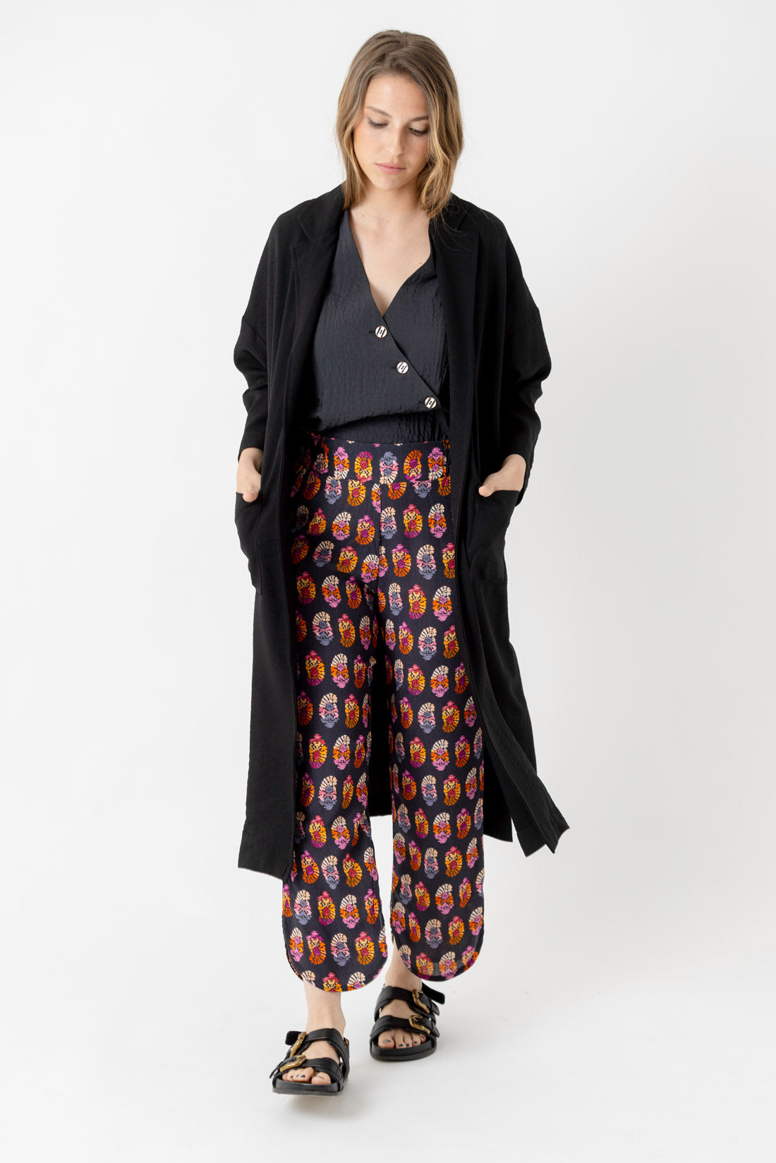 MANTEAU MAITE NOIR