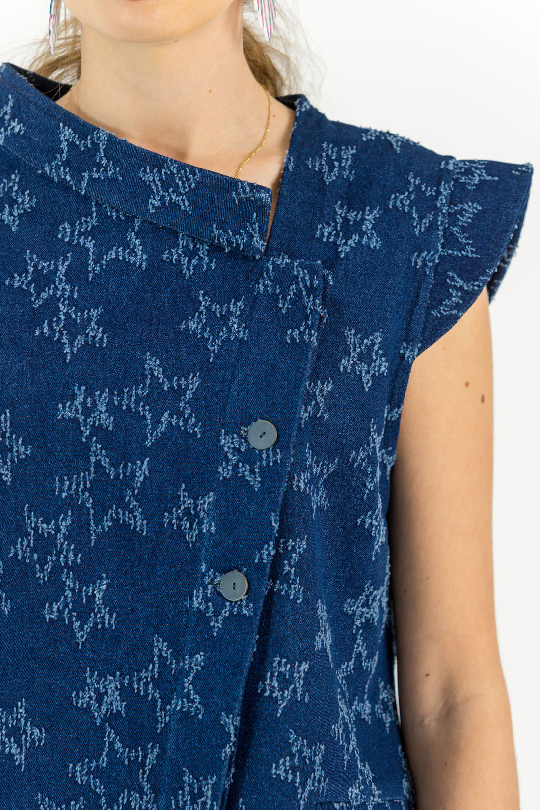 CHALECO ESTRELLAS VAQUERO