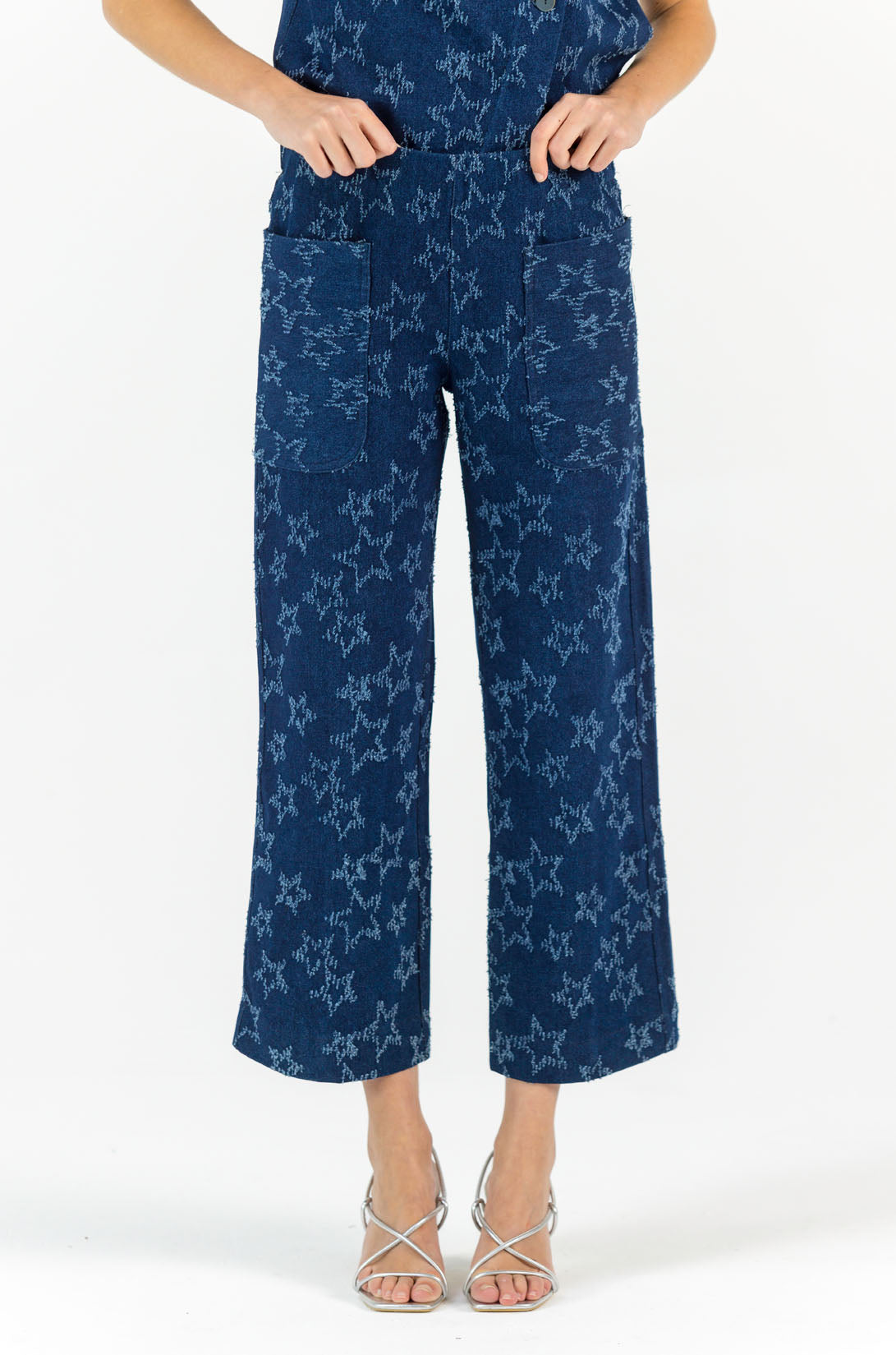 PANTALON COLON ESTRELLAS VAQUERO