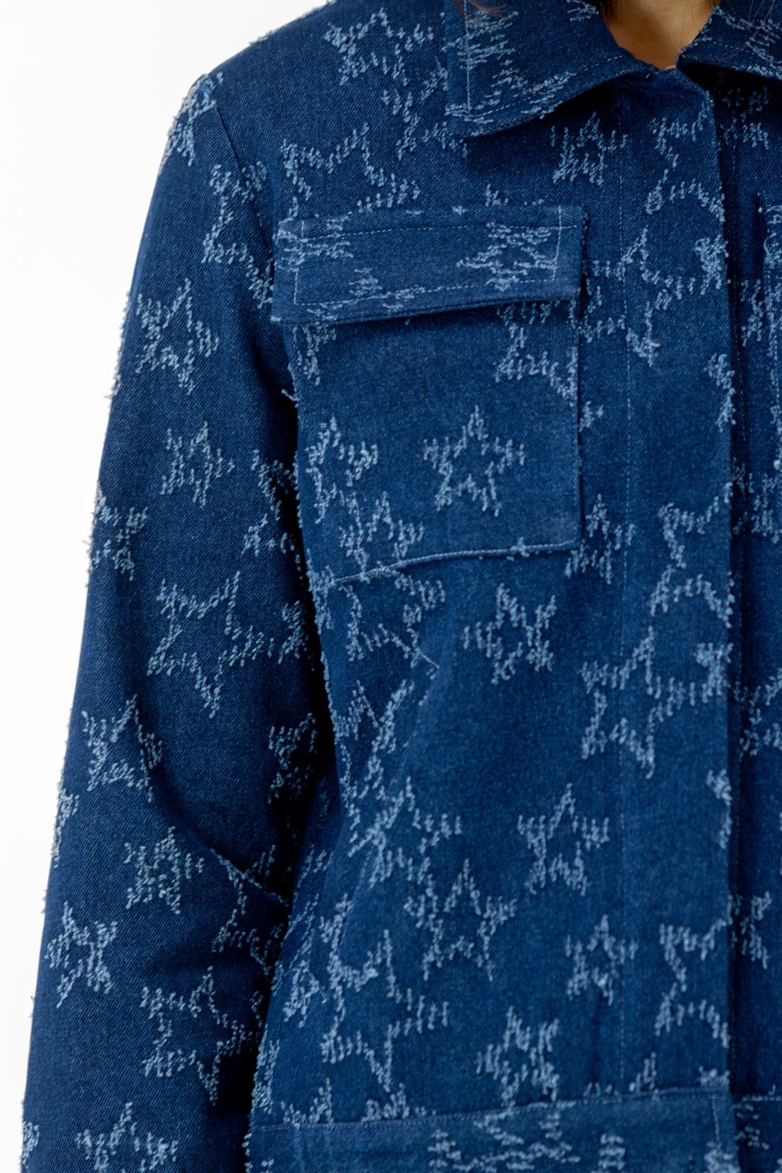 CHAQUETA BIKER ESTRELLAS