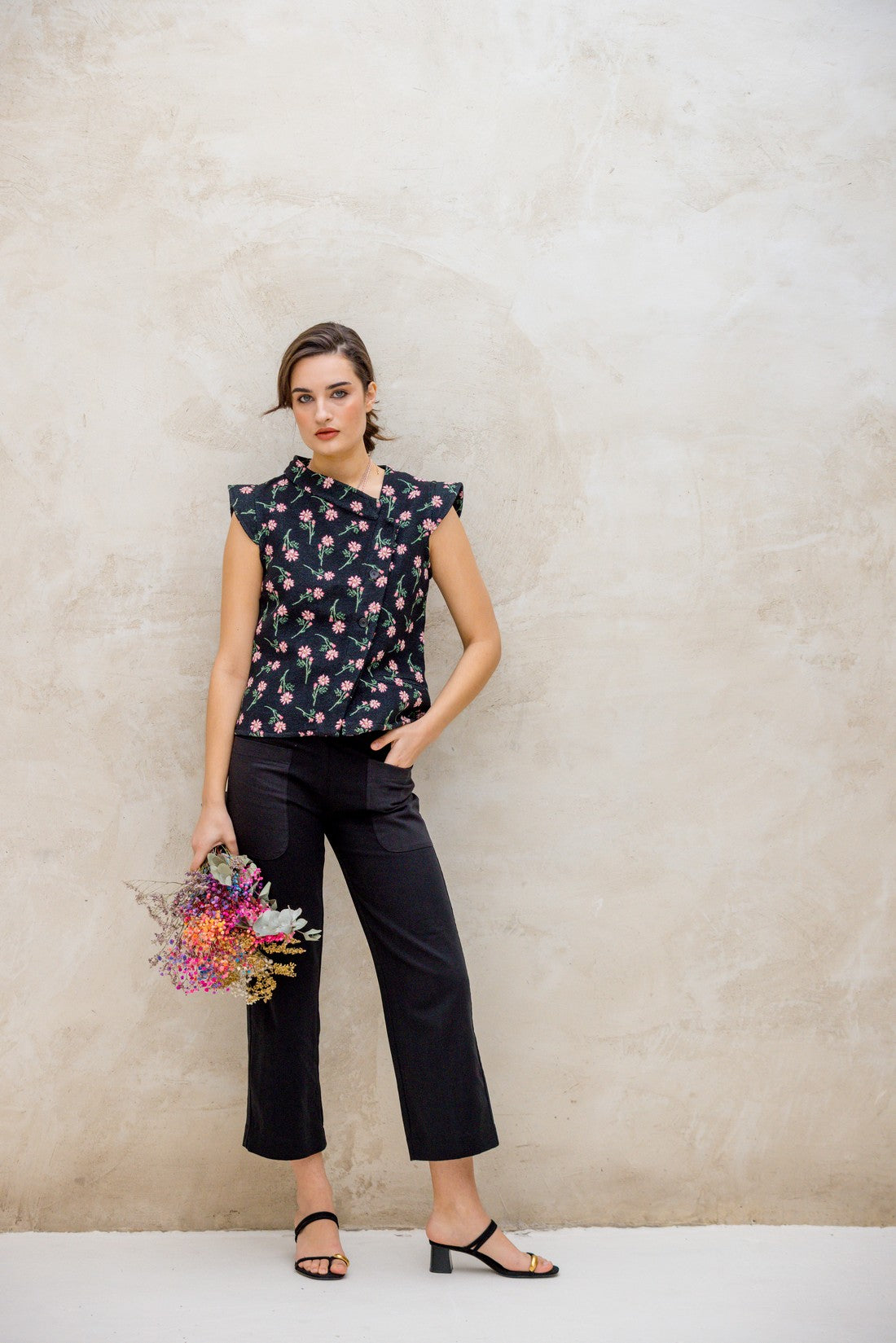 PANTALON COLON NEGRO