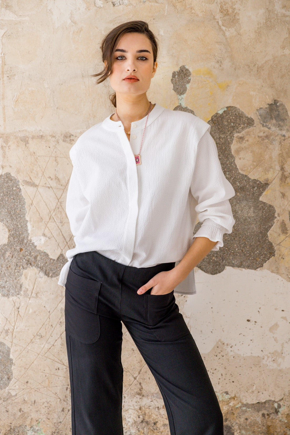 PANTALON COLON NEGRO