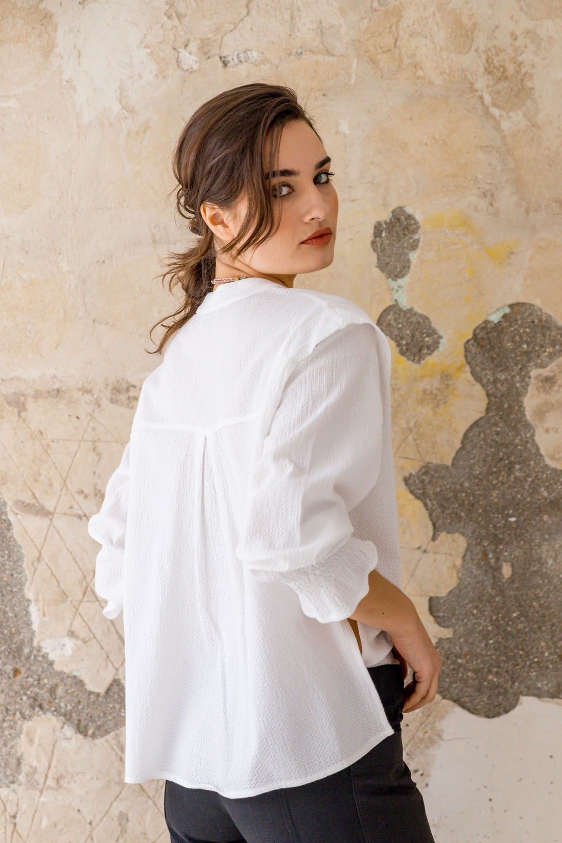 SAMANTHA WHITE SHIRT