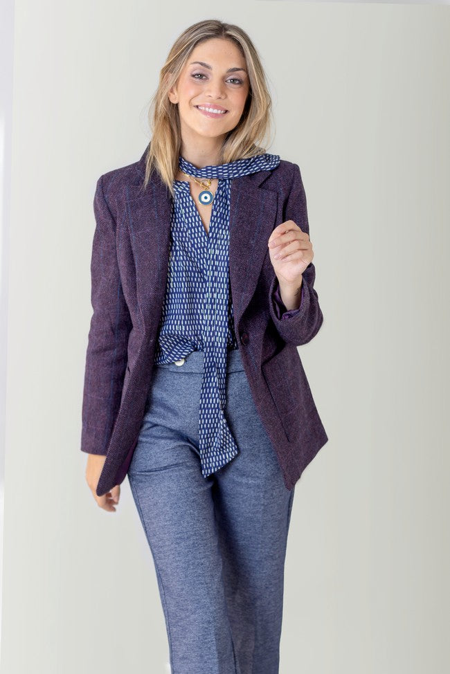 DENIM PALAZO PANTS