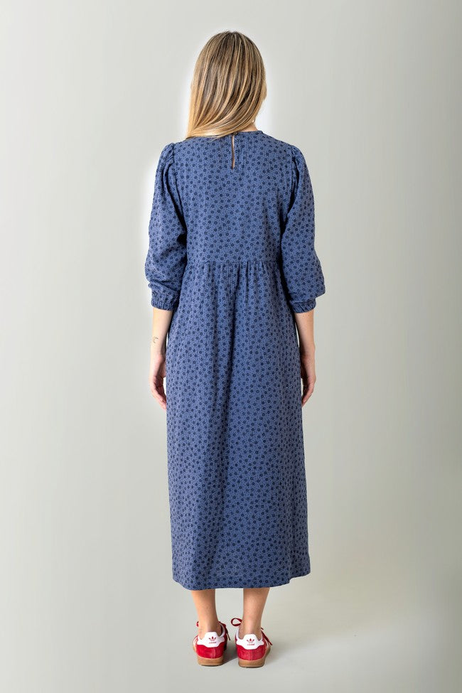 VESTIDO FLOCADO FLORECITAS