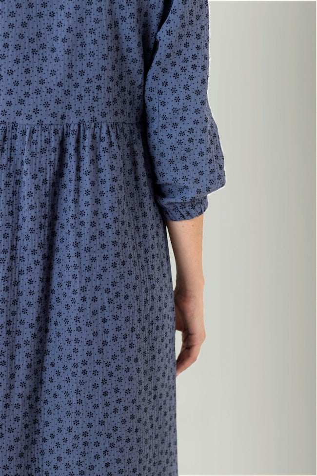 VESTIDO FLOCADO FLORECITAS
