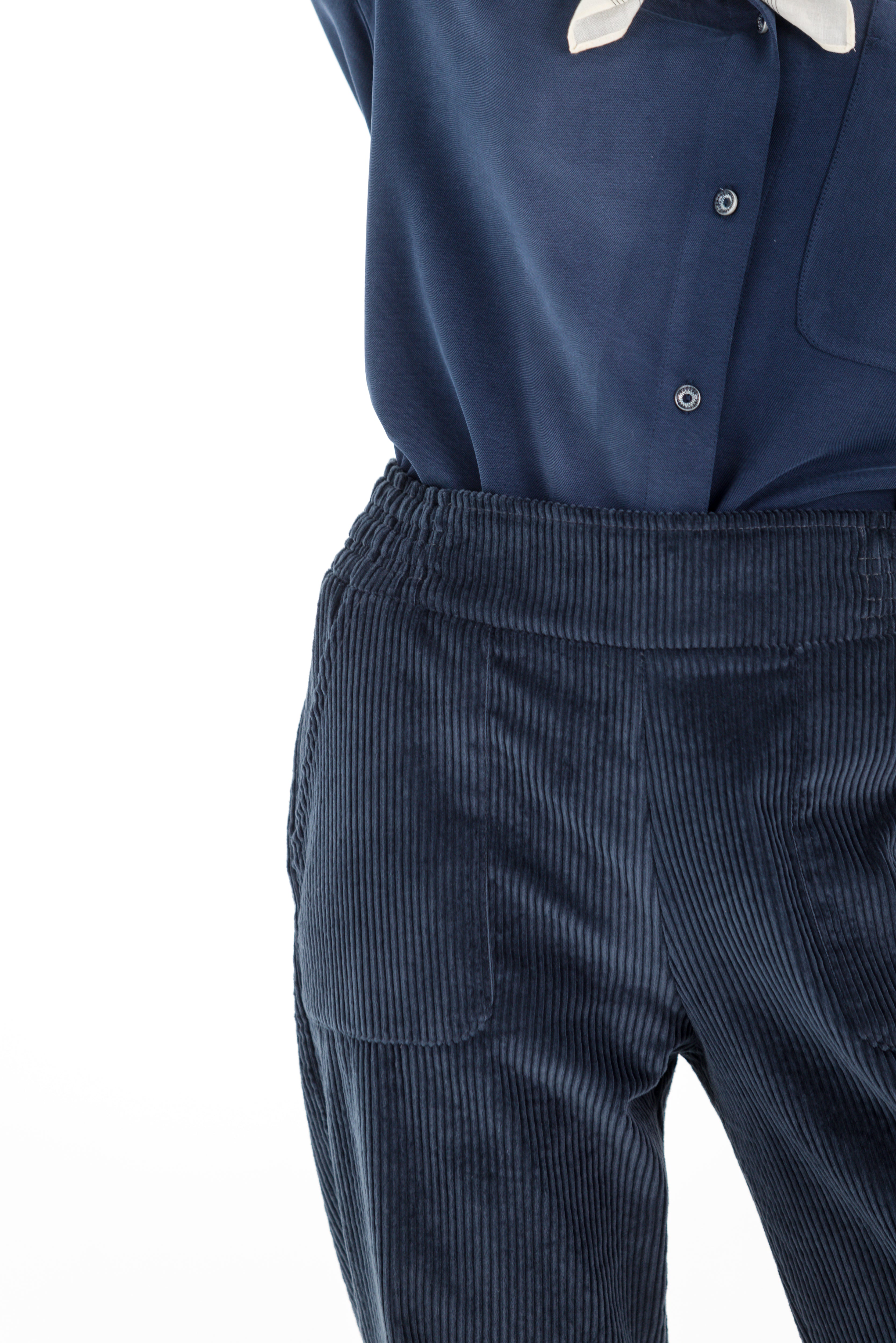 PANTALON PUNZOA PANA AZUL GRISACEO