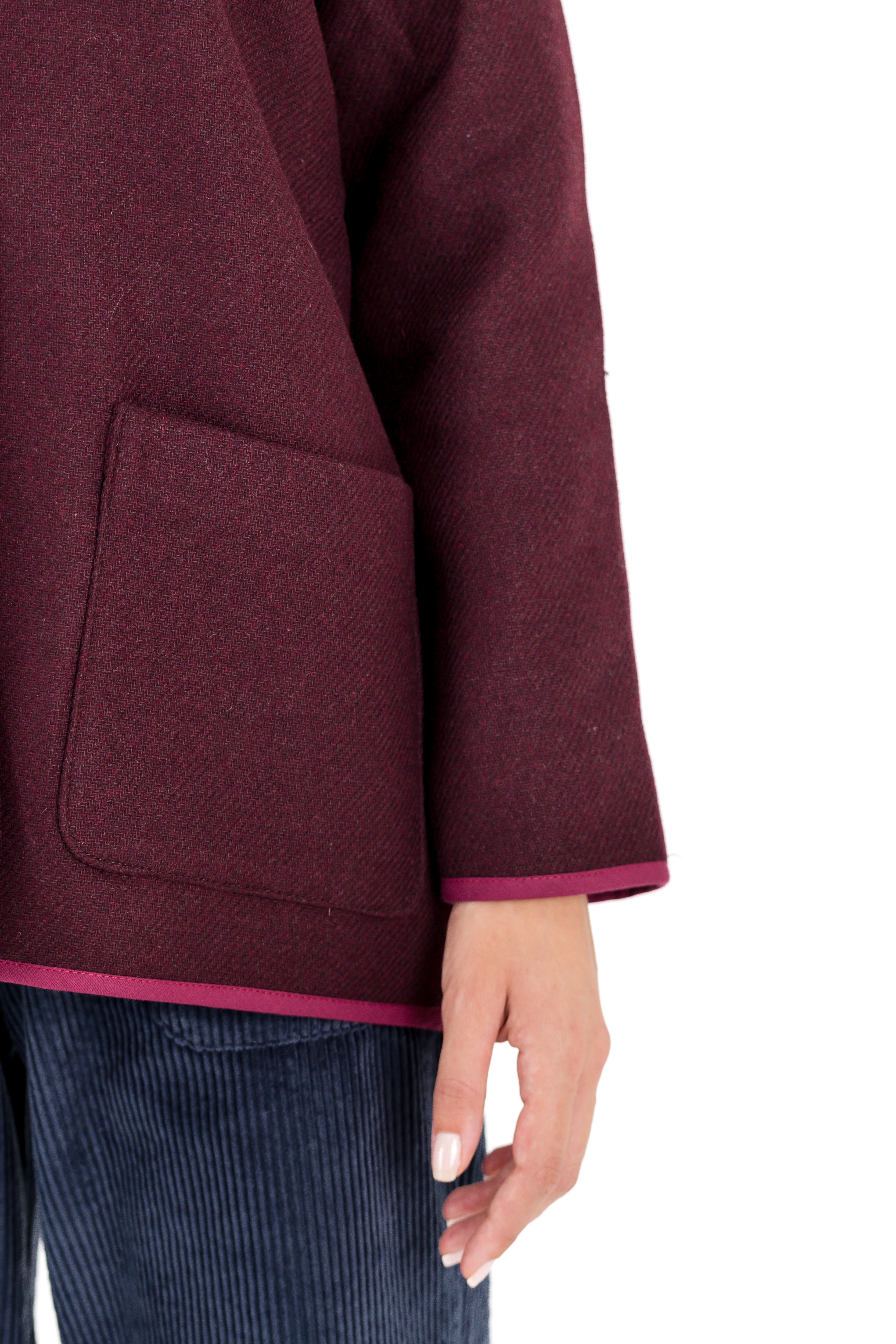 CHAQUETA MORGANTI BURDEOS