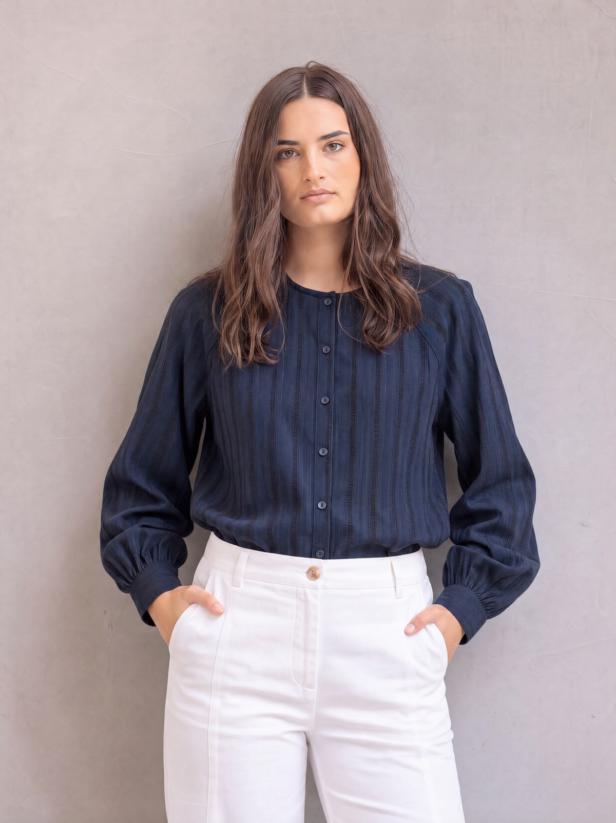 CAMISA TAPETA AZUL