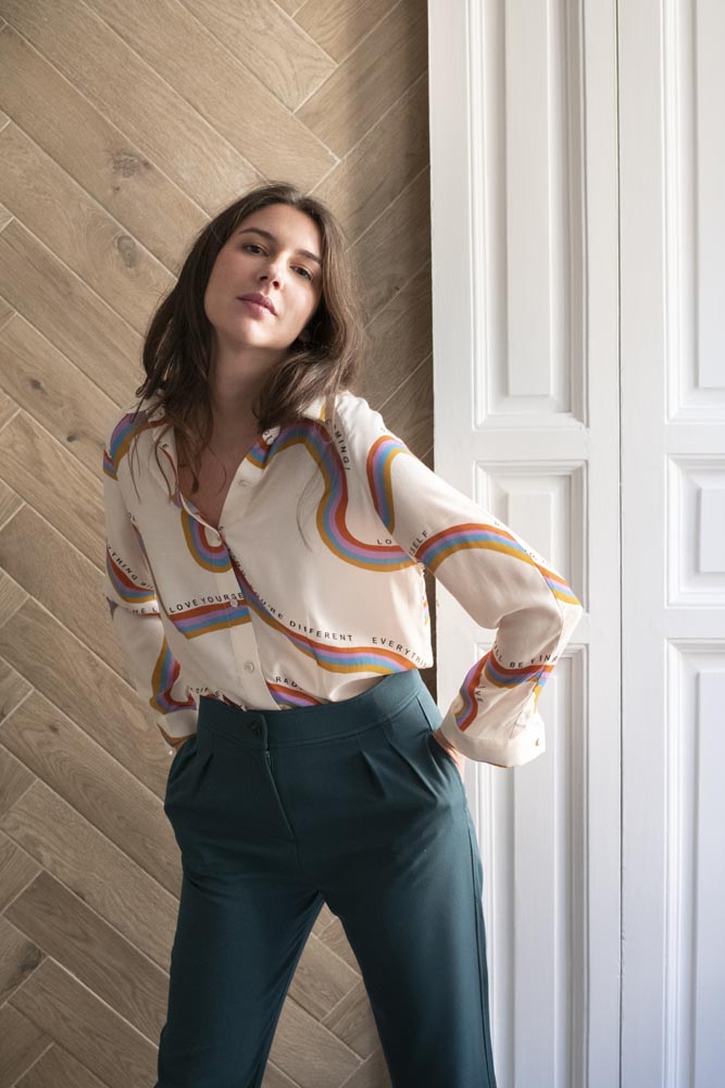 CAMISA SIBILA CRUDO ESTAMPADO
