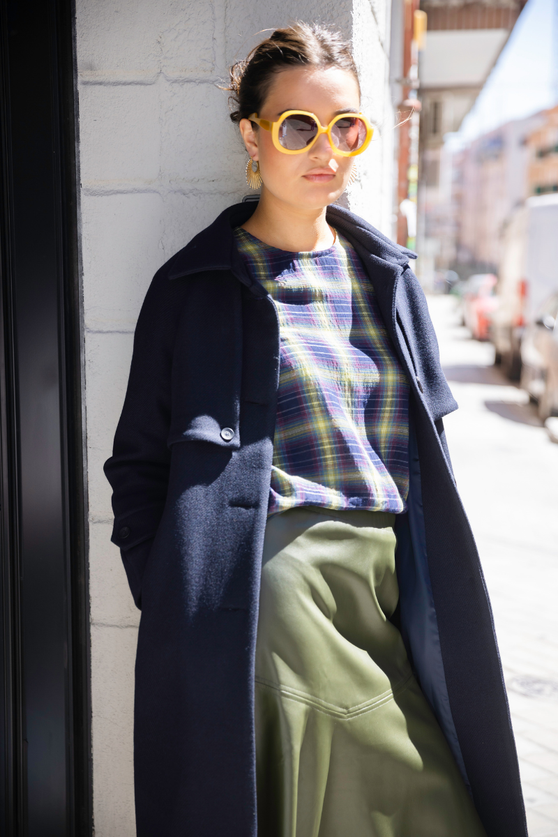 TRENCH MORGANTINI AZUL